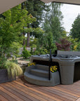 AquaRest Spas DayDream 3500s Ensemble Hot Tub on a deck