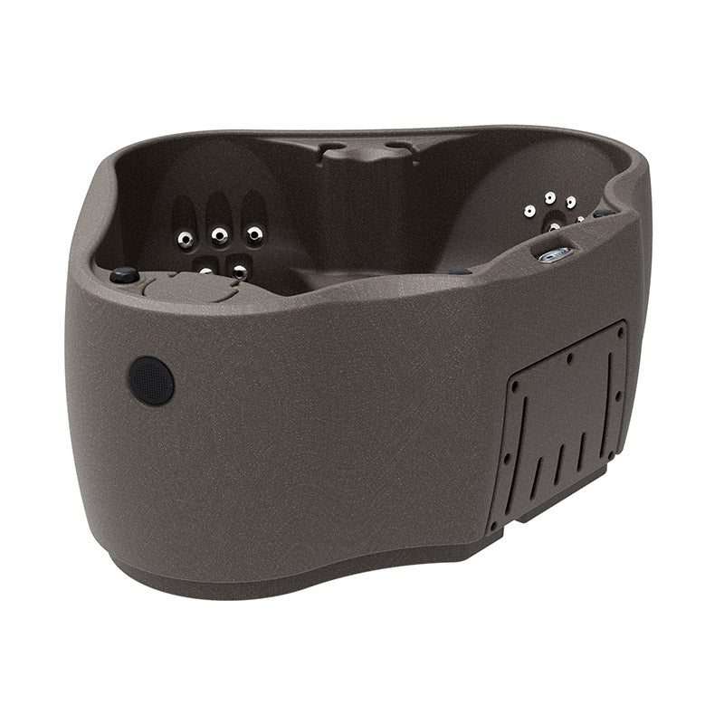 AquaRest Discover 2-Person 20-Jet Oval Plug & Play Hot Tub with LED Waterfall, powered by Jacuzzi Pumps