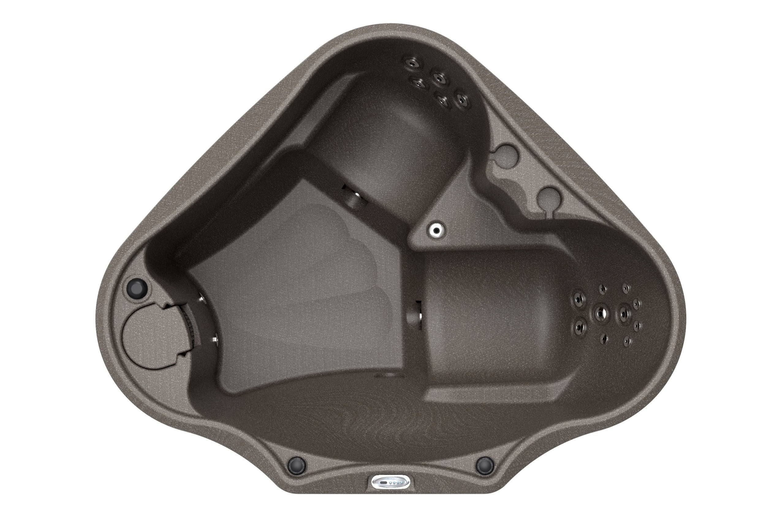AquaRest Discover 2-Person 20-Jet Oval Plug & Play Hot Tub with LED Waterfall, powered by Jacuzzi Pumps