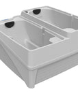 AquaRest Dual Temperature Cold Plunge White Side