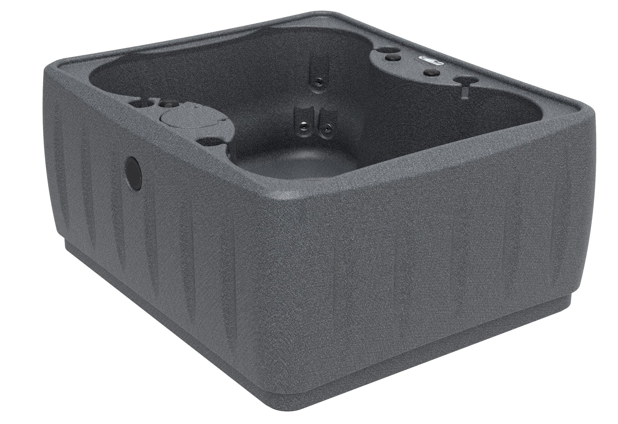 AquaRest Discover 4-Person 12-Jet Plug & Play Hot Tub with LED Waterfall, powered By Jacuzzi Pumps