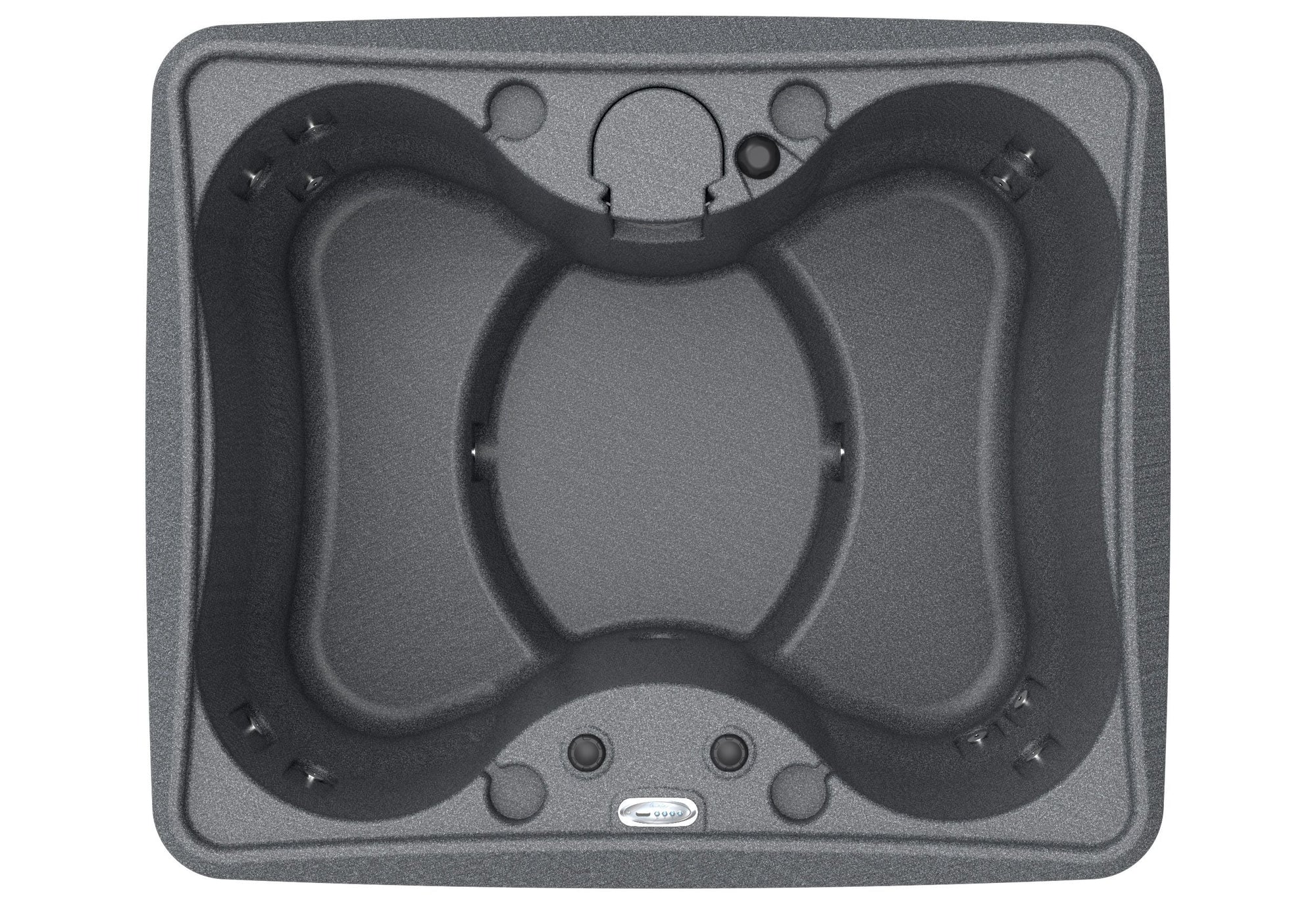 AquaRest Discover 4-Person 12-Jet Plug & Play Hot Tub with LED Waterfall, powered By Jacuzzi Pumps