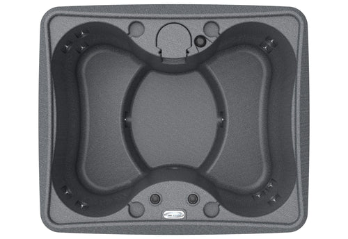 AquaRest Discover 4-Person 12-Jet Plug & Play Hot Tub with LED Waterfall, powered By Jacuzzi Pumps
