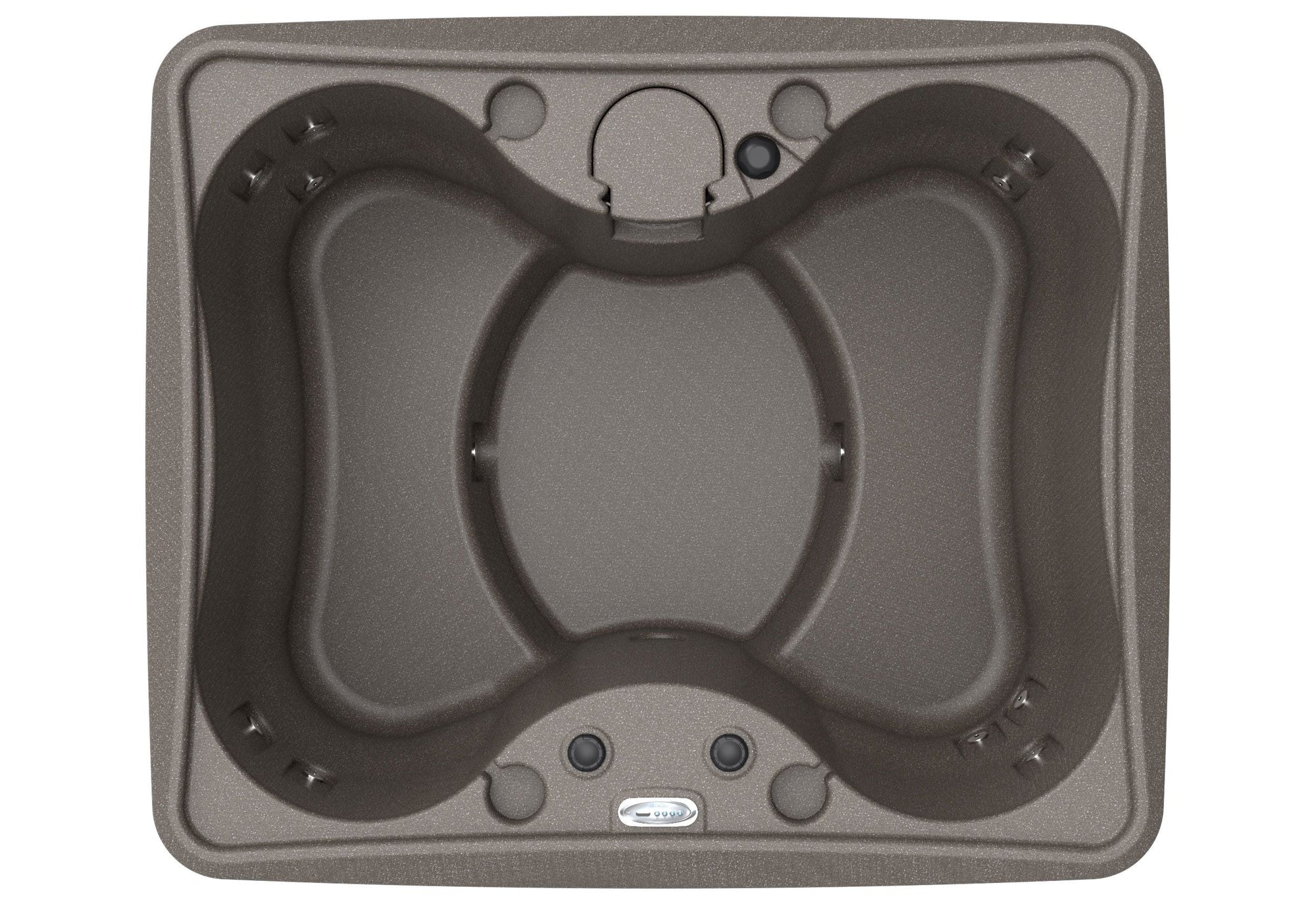 AquaRest Discover 4-Person 12-Jet Plug & Play Hot Tub with LED Waterfall, powered By Jacuzzi Pumps