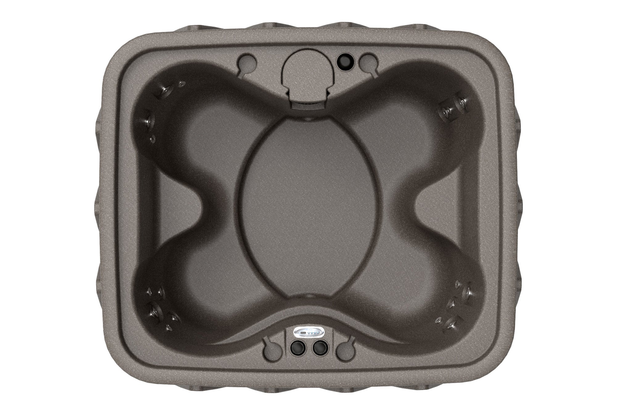 AquaRest Discover 4-Person 20-Jet Plug & Play Hot Tub with LED Waterfall, Powered by Jacuzzi Pumps