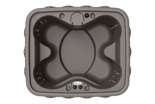 AquaRest Discover 4-Person 20-Jet Plug & Play Hot Tub with LED Waterfall, Powered by Jacuzzi Pumps