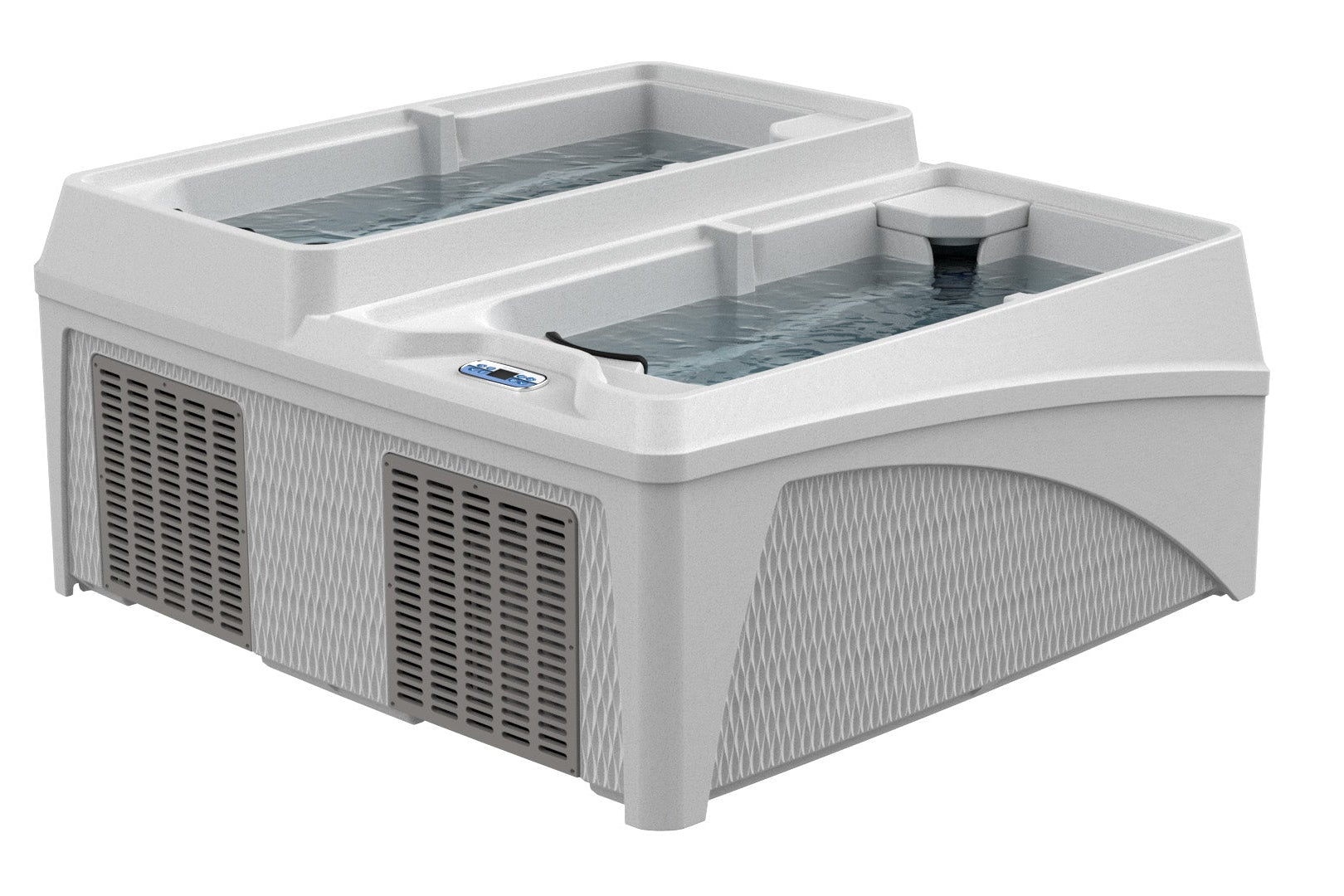 AquaRest Dual Temperature Cold Plunge White Side