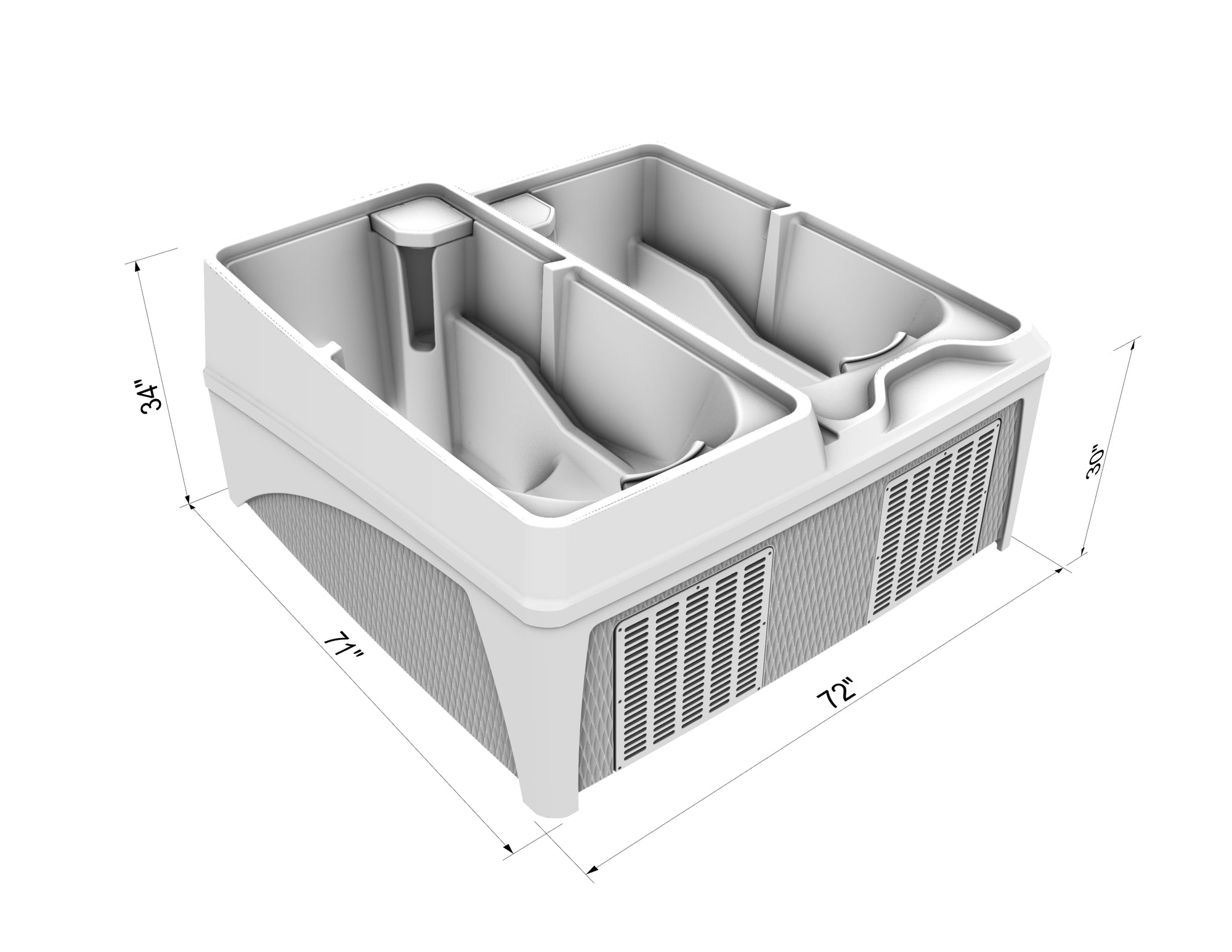 CTX 2000 Dual Cold Plunge &amp; Hot Tub