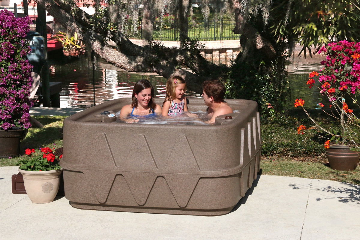 2-Person 20-Jet Oval Plug & Play Hot Tub – Shop AquaRest